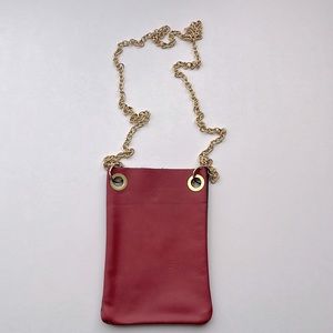 New Leather crossbody/pouch